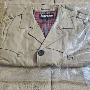 Supreme D-Ring Trench Coat - Tan